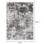 Tapis abstrait en polypropylène gris Sharitta-112223490