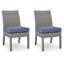 Chaise d'appoint d'extérieur avec coussin Cogswell (ensemble de 2)