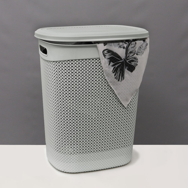 JVL Droplette Storage Machine Woven Plastic Laundry Hamper
