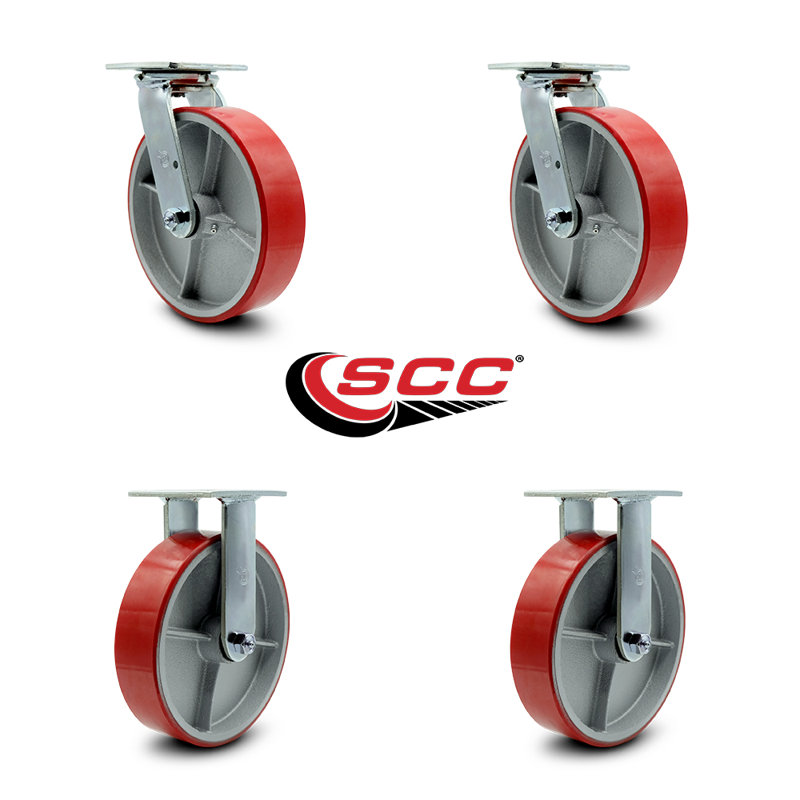 Casters, Red