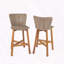 Tabouret de bar extérieur en bois d'osier au style polyvalent-478315050
