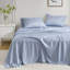 Ensembles de literie moelleux, polyester grand confort floral bleu pour maison moderne