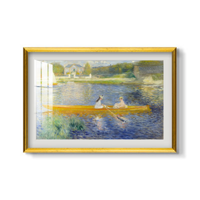 Le Skiff (La Yole), 1875-Pierre-Auguste Renoir-Impression encadrée personnalisée