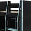 Lit mezzanine en bois avec bureau-1107089703