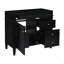 Meuble-lavabo de salle de bain sans lavabo supérieur, armoire de rangement moderne avec 2 tiroirs et un tiroir basculant-238564702-238564699