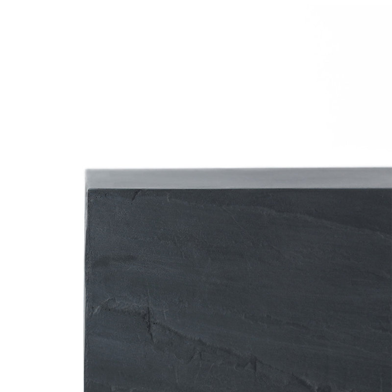 Square Concrete Outdoor Side Table Set