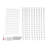 Wall-Mounted Eyeglasses Display Rack Set of 10