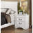 2-drawer Nightstand Bedside Table White