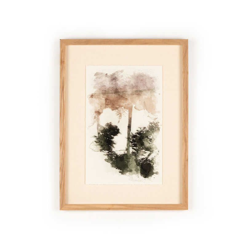 Tree Sketch II Painting by Coup D'Esprit, 40" H x 30" W x 2.5" D