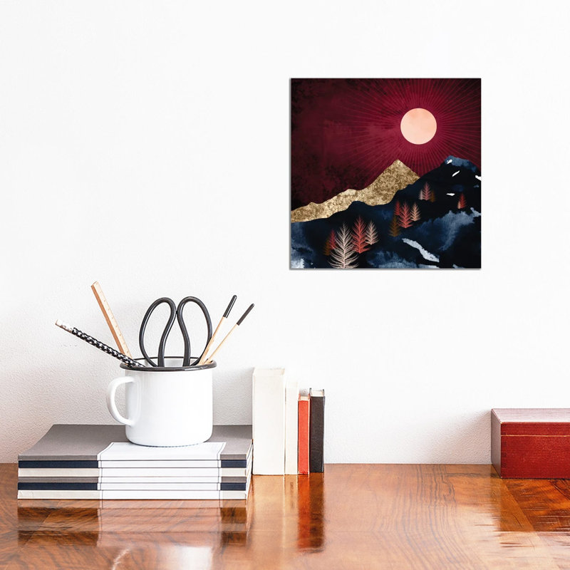 Autumn Night - Print on Canvas, 30.48 cm H x 30.48 cm W, No Framed