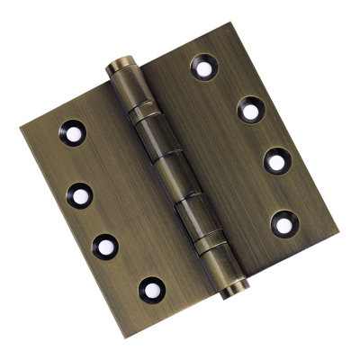 4" H x 4" W Solid Brass Ball Bearing Single Butt Door Hinge