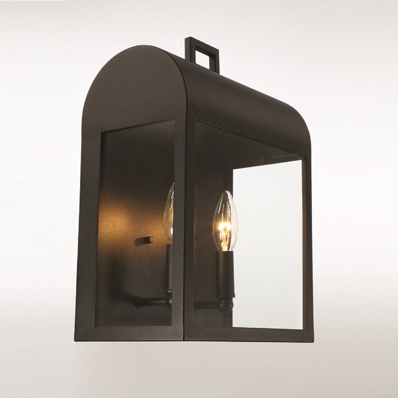 Lanterne d'extérieur 2 lumières Soyar, noir