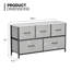 Commode en fer à 5 tiroirs 39,5 po Nilio-1013503889