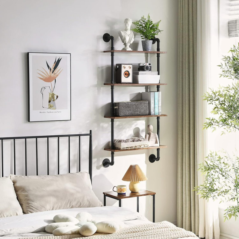 127cm H x 61.5cm W Metal Bookcase
