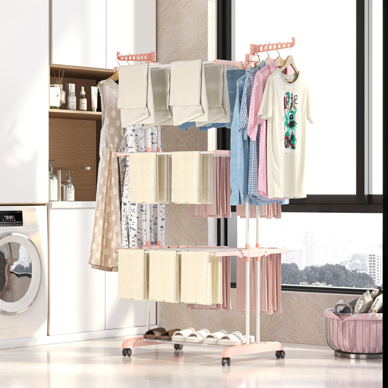 Séchoir à linge pliable en acier inoxydable Manduley