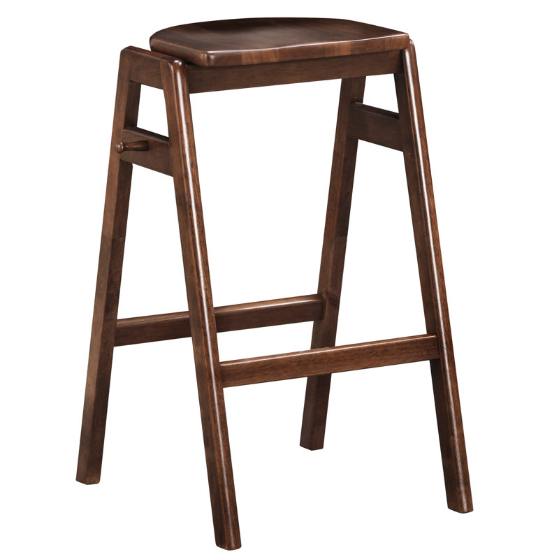 2 tabourets de comptoir empilables Mid-Century modernes
