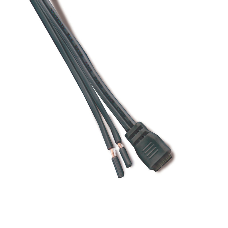 Accessoire de connecteur d’éclairage pour ruban armoires invisiled, H 144 po x l 0,53 po x P 0,53 po, Noir