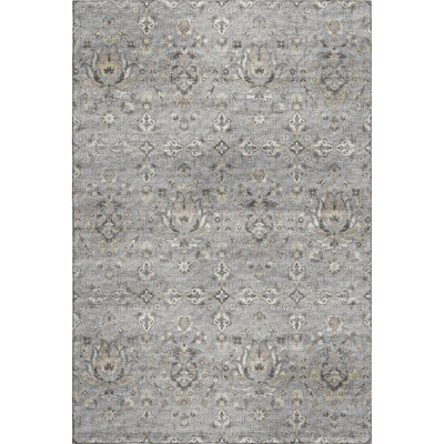Premium Machine Washable Alliah AMF94 Ash Rug