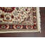Tapis ivoire noué à la main de conception unique 2 pi 7 po x 8 pi 3 po