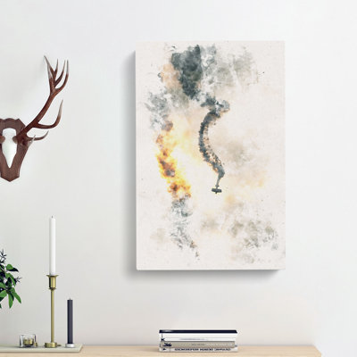 Aerobatics in the Clouds - Wrapped Canvas