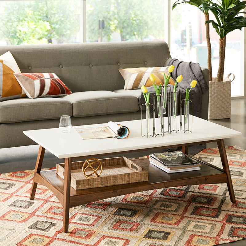 Coffee Table With Lower Shelf