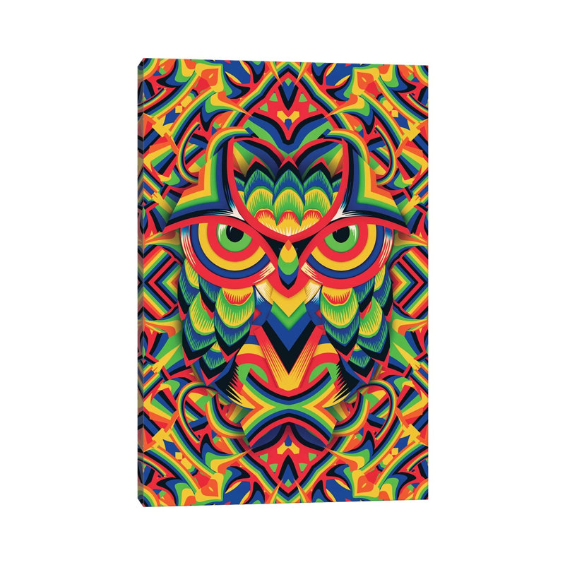 Owl 3 by Ali Gulec - Wrapped Canvas Print, 152.5 cm H x 101.5 cm W