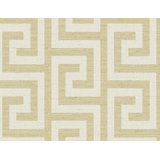 Lillian August Ink Luna Retreat Greek Key Embossed Vinyl Unpasted Wallpaper
