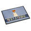 « wire fox terrier welcome 27 po x 18 po » tapis de porte extérieur antidérapant