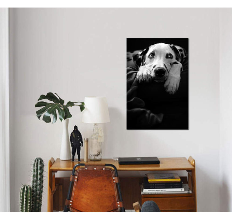 « rien ne se passe :-( » "par ute scherhag, impression sur toile tendue, H 18 po x l 12 po x P 1,5 po, Toile tendue
