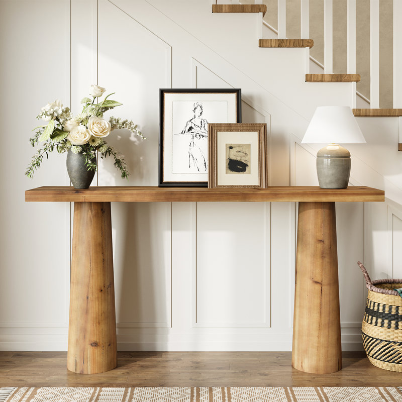 160cm Solid Wood Console Table