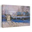 The Magpie Classic Abstract Contemporary Bird Orchid Violet Nature Winter Wall Art Print by Claude Monet - Wrapped Canvas Print-2095949893