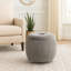 Sagebrook Home 19" Newry Black Velvet Storage Stool-1597195106