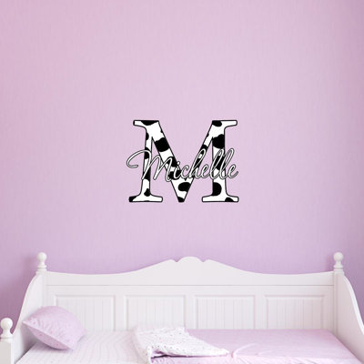 Text & Numbers Wall Decal