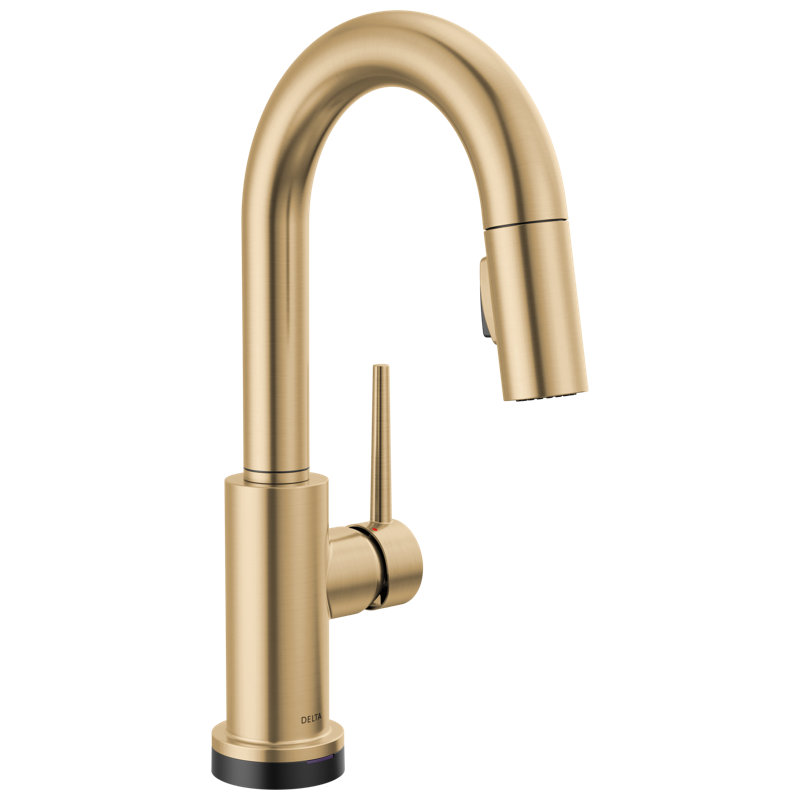 Trinsic Touch2O Bar / Prep Faucet with Touchless Technology, Champagne Bronze