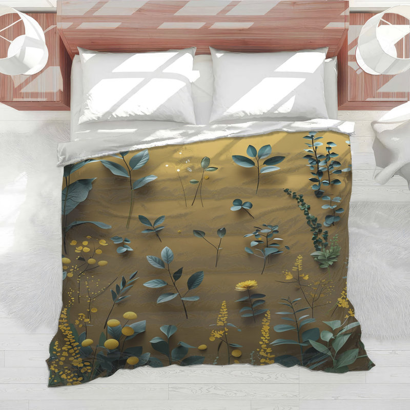 Édredon Botanical Bedding, Lit simple