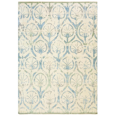 One-of-a-Kind Rectangle 10' X 13'10" New Age Area Rug Ivory