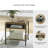 End Table and Built-In Outlets
