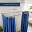 Mounting Kit for D-Shaped Shower Curtain Rod, Chrome-Plated Finish
