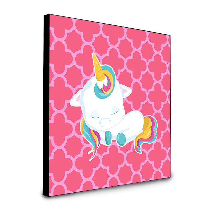 Panneau mural d’art quatrafoil licorne Tiptree