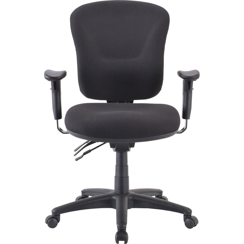 Pasca Polyester Blend Task Chair, Black