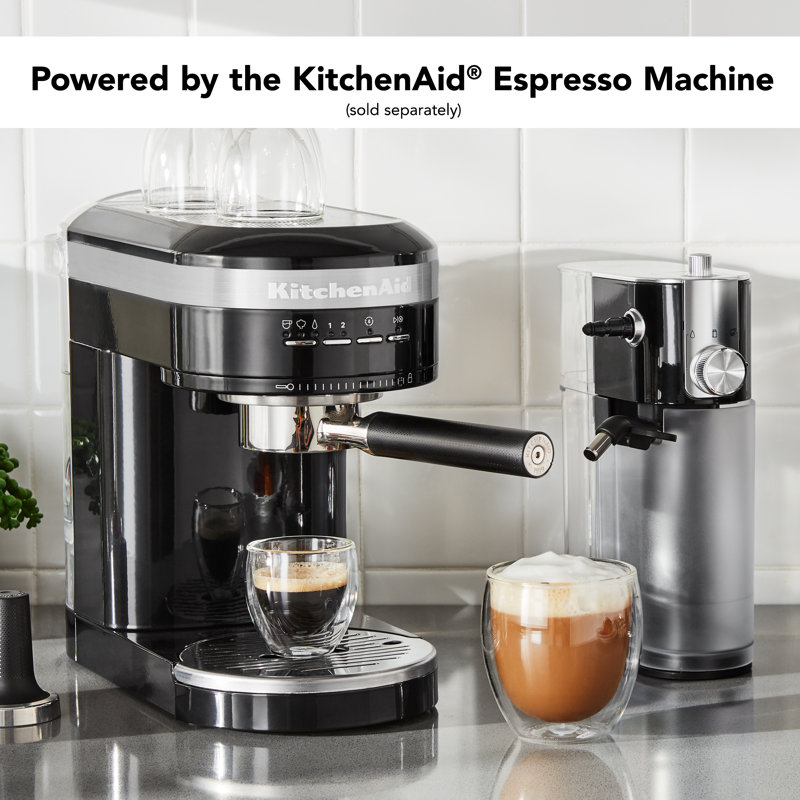 KitchenAid® Metal Automatic Milk Frother Attachment, Onyx Black