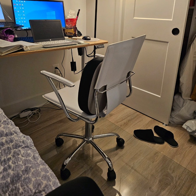 Glsland Office Chair Mat 46 X 55 Premium Tempered Glass Computer Desk Mats Hard Protect Floor Easy Glide Swivel Chairs Used On Carpet In Home And Office Rectangle Heavy Duty