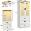 Armoire-penderie à porte en verre Farmhouse-137434165