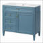 Meuble-lavabo moderne de 36 pouces avec lavabo supérieur, 2 tiroirs et tiroir basculant pour un rangement efficace-242139366