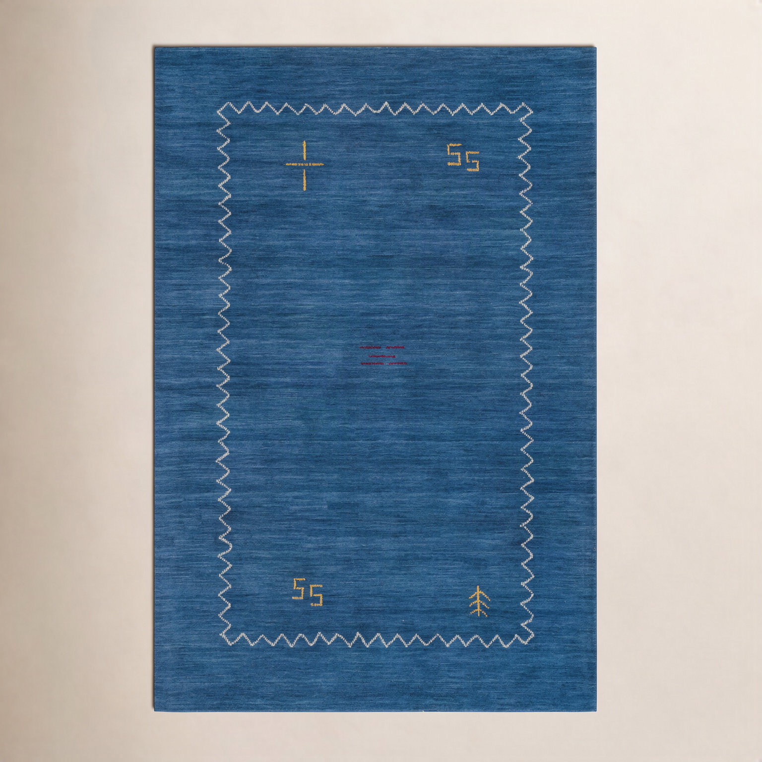 Danforth Hand-Woven Flatweave Wool Rug, Rectangle 5' x 8'