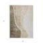 Tapis d'extérieur lavable abstrait brun et taupe 5 pi x 8 pi