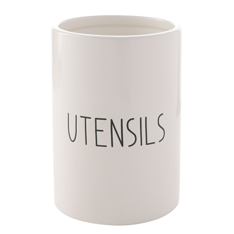 Ceramic Round Utensil Storage Set