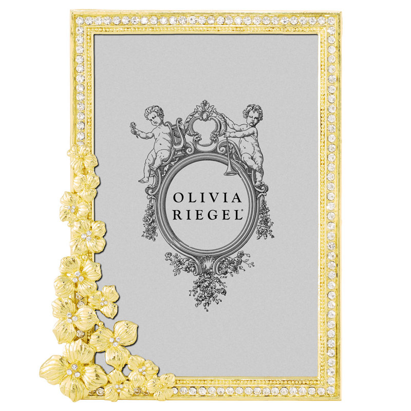 Evelyn Metal Picture Frame, Gold, 5" x 7"