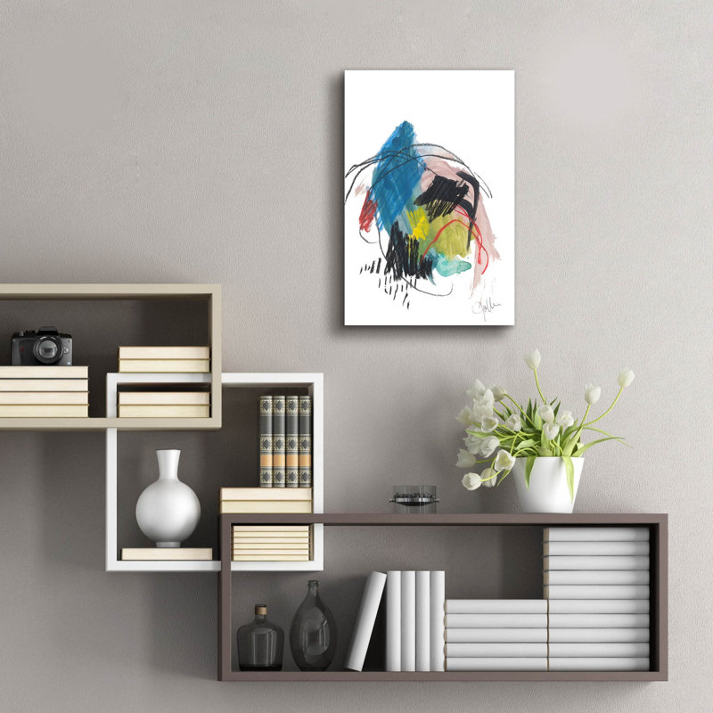 Epic Art «Abstract Landscape No. 36» par Jan Weiss «Abstract Landscape No. 36» par Jan Weiss, H 24 po x l 16 po
