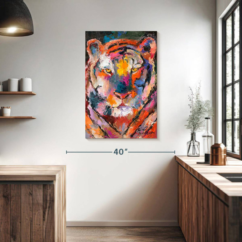 Brampt Tiger I, 51" H x 34" W